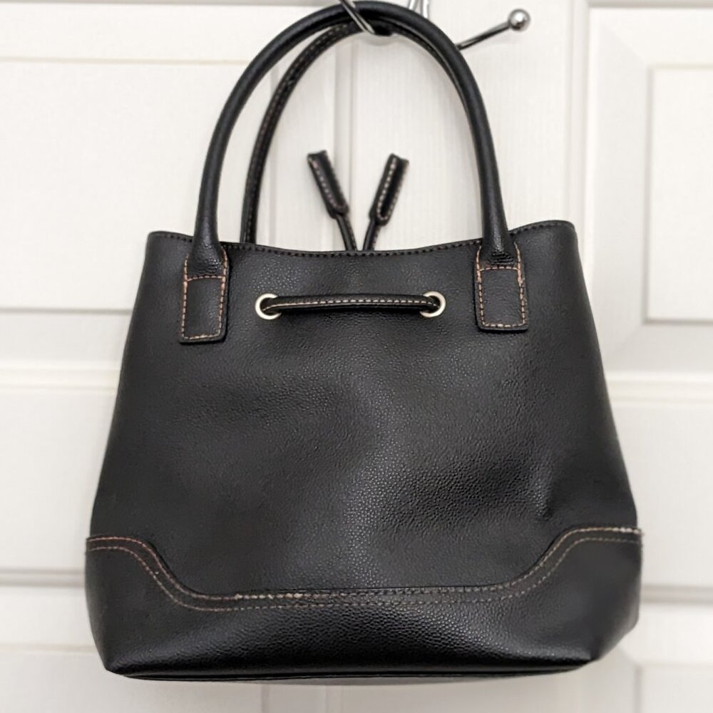 TOMMY HILFIGER Women's Handbag Shoulder Bag Small Satchel Black - Picture 3 of 11